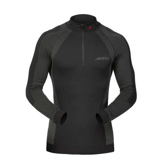 Active Base Layer Zip Neck Top
